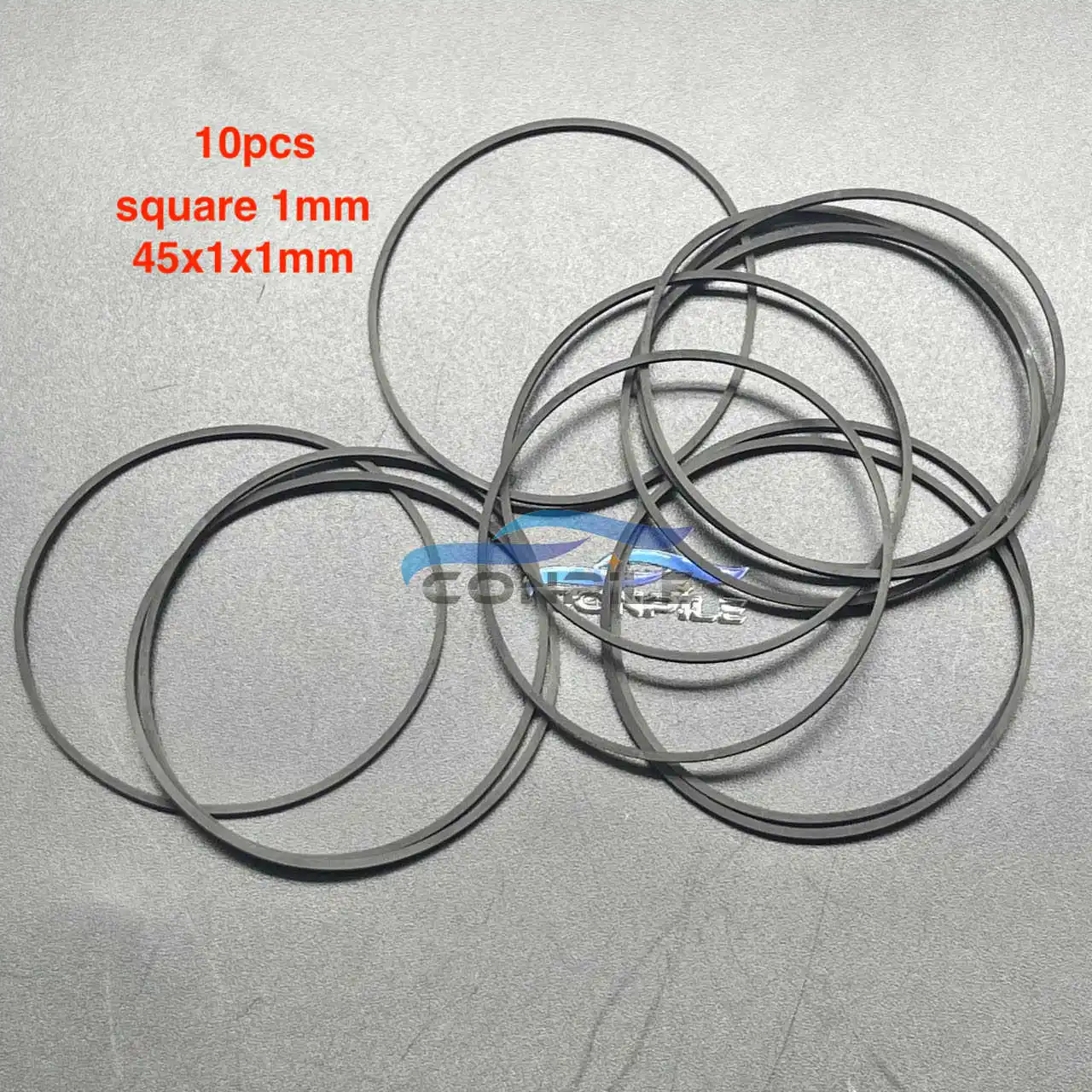 10Pcs 45X1X1Mm Transmission Drive Belt For Tape Recorder / Walkman / Repeater / Counter Cassette Deck