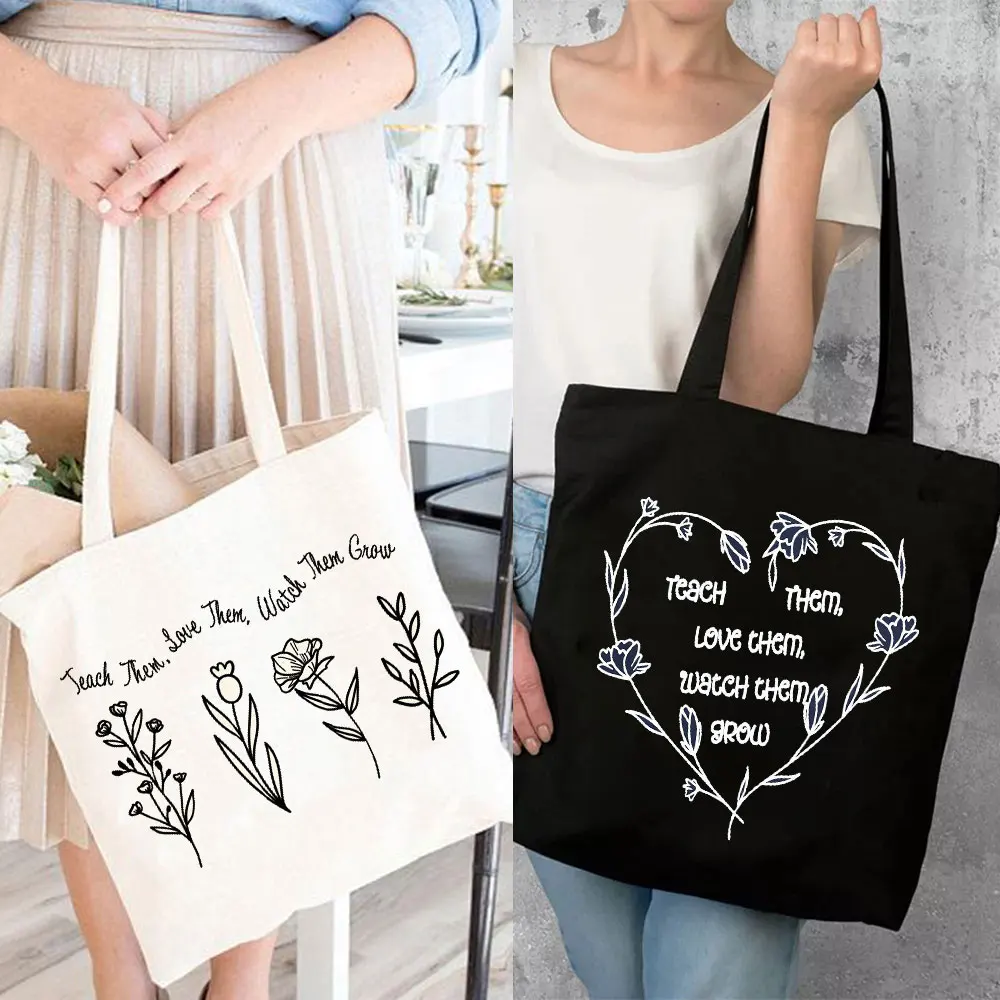 Shopper Bag Borse Per Docenti Divertente Insegnante Juta Tote Bag