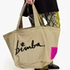 2025 Waterproof Nylon Fabric Lightweight Embroidery Lady Single Shoulder Bag Large Capacity Shopping Tote Organizer Shoulder Bag 1