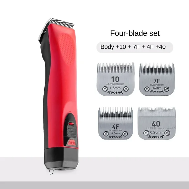 High Power Smart Dog Clippers Grooming Trimmer Pet Haircut Machine for Dogs Grooming Cutter Rechargeable Detachable Blade 2