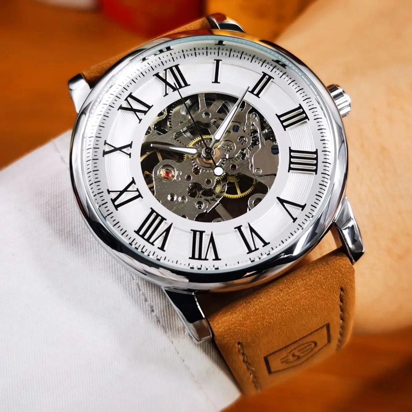 Business Mens Watches Top Brand Luxury Skeleton Mechanical Watch For Men Casual Leather Strap Fashion Wristwatches_voghion.com