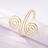 Multi-Layer Spiral Arm Ring Bracelet Exaggerated European and American Simple Vintage Open Cuff Bangles for Women Jewelry Gifts 5