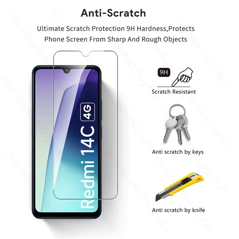 Premium Tempered Glass Screen Protector Set - Shatterproof & High Clarity