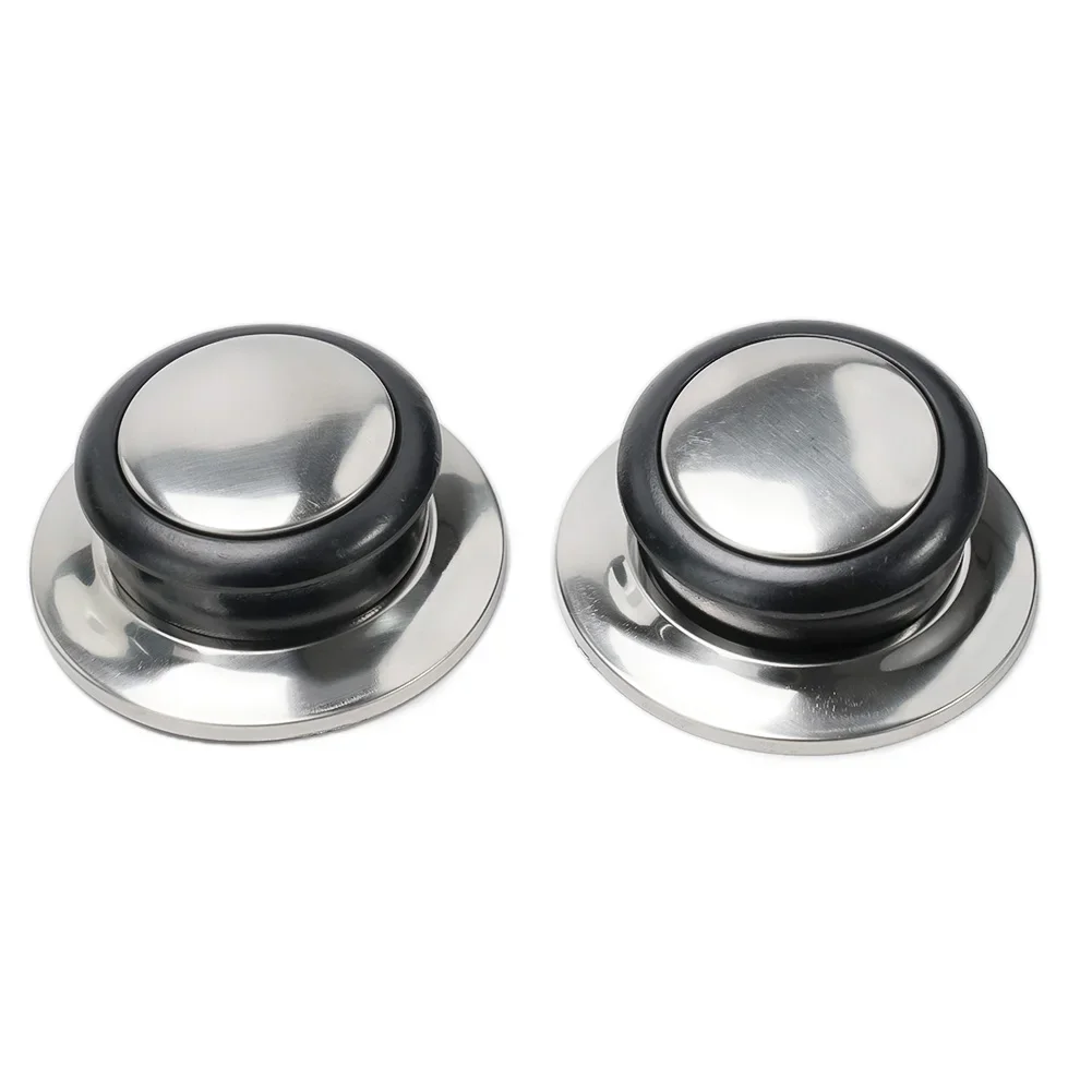 

2pcs Heat-Resistant Replacement Knob Hat Pan Cover Cookware Kitchen Tools Anti Scalding Glass Pot Pan Cover