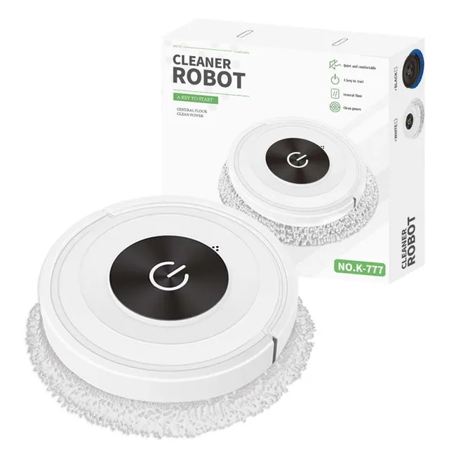 Popular Electric Intelligent Mopping Robot Portable Usb Rechargeable Mopping Robot Can Clean Houses In All Directions 2