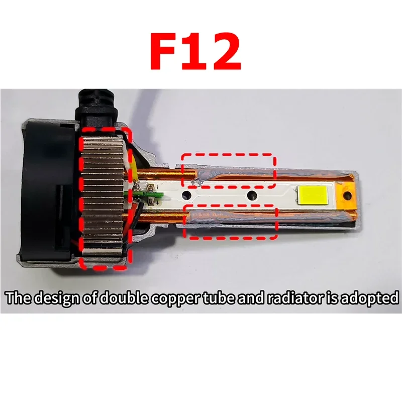 LED Car Headlights F12 220W 32000LM H7 LED Headlight Bulb for Car