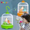 Talking Electric Bird Inductive Sound Control Birdcage Simulation Funny Toy Novelty Gift Birdcage Voice Educational Toy Kid Gift 1