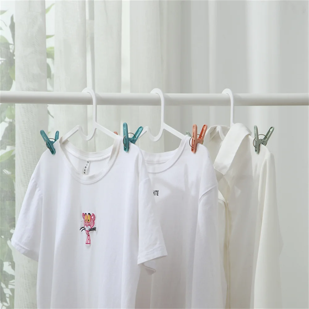 Windproof clothespins air drying clothes socks underwear fixed pins for household small clips food snack bag sealing 30pcs