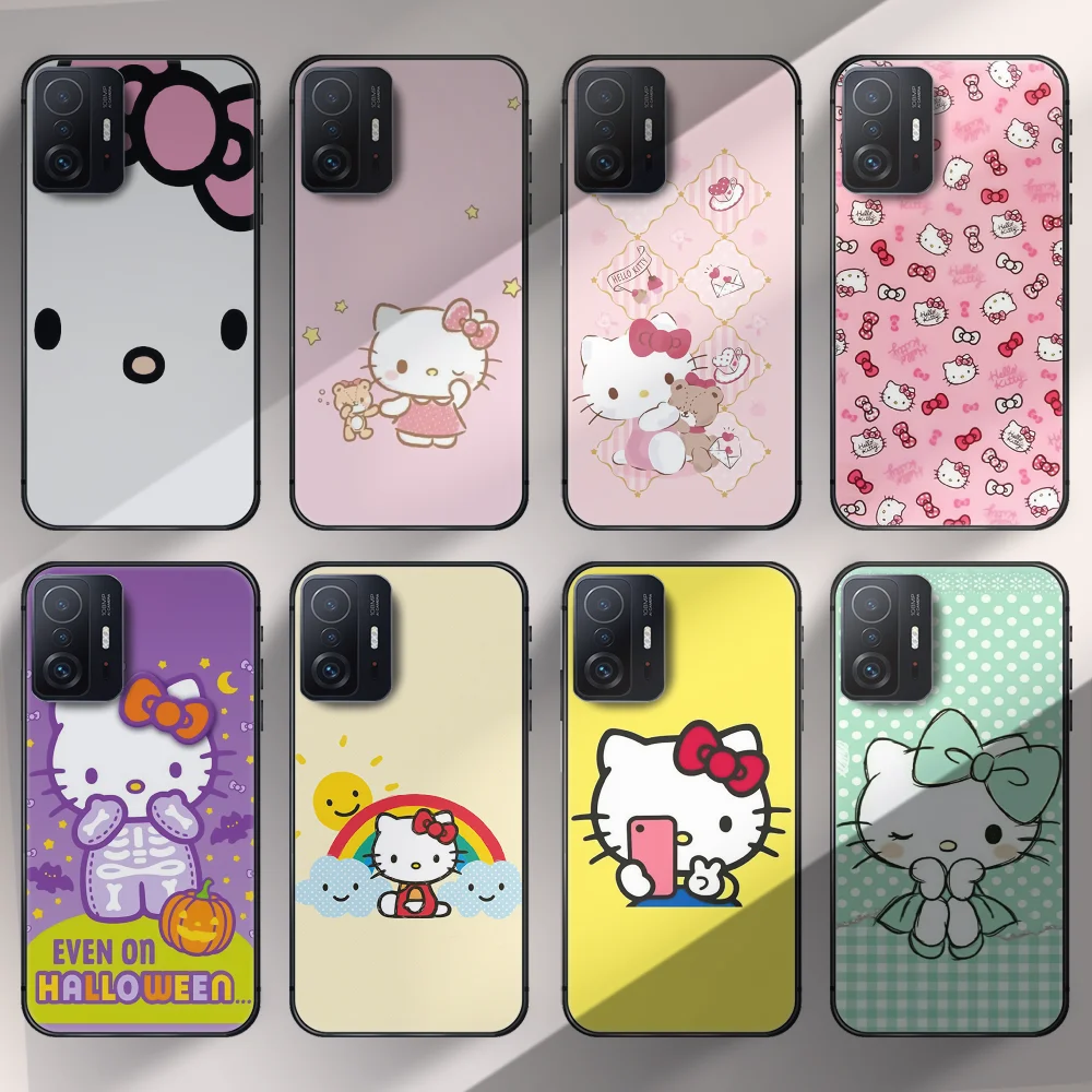 

Funda Hello Kitty Sanrio For Xiaomi Mi 11 12 13 14 T Pro Plus Poco X3 X4 X5 F5 Pro GT Phone Case Cover
