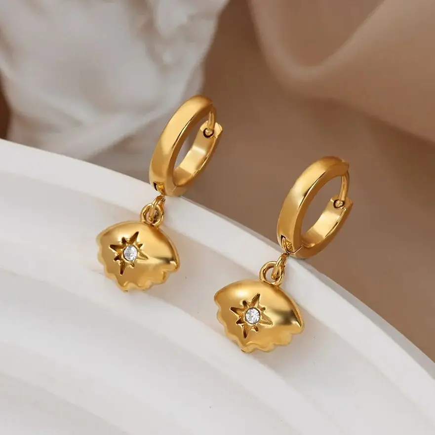 Stainless Steel Earrings Anti Fading for Women