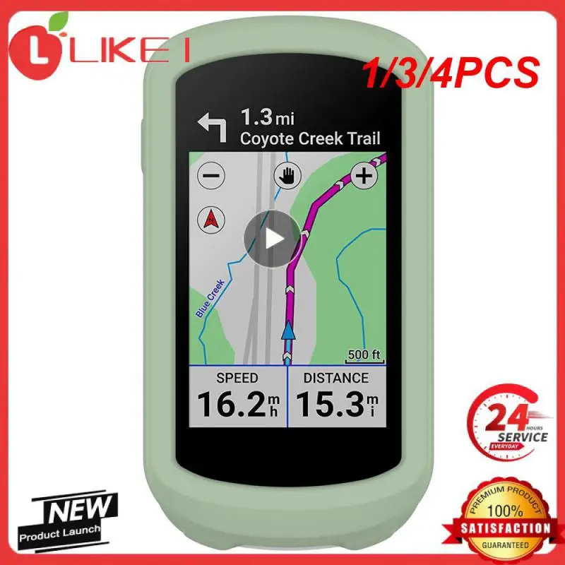 Custodia Protettiva In Silicone 1/3/4 Pezzi Per Computer Bici Igpsport Bsc100S Igs100S Con Pellicola Protettiva