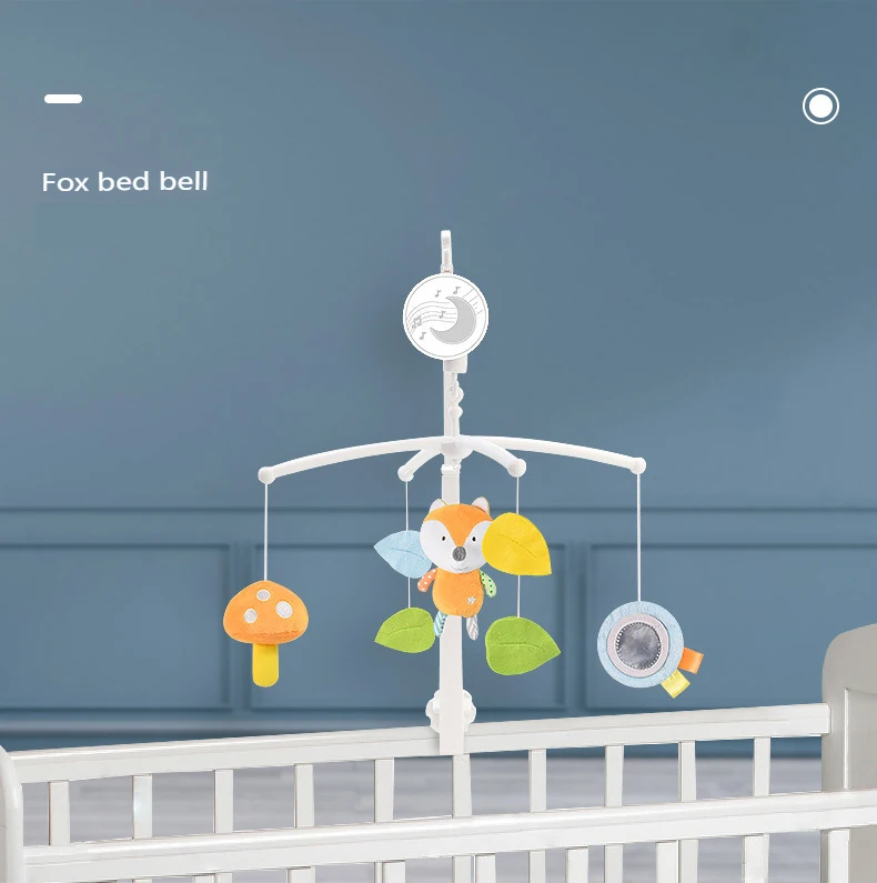 Baby Musical Crib Mobile With Hanging Rotating Toys Infant Bed Decoration Bedside Bell Toy Ringing Toys For Babies Boy And Girl - 3