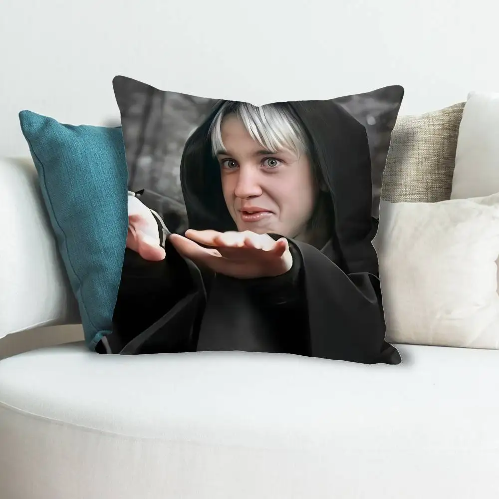 D-Draco M-Malfoy Actor Quadratischer Kissenbezug in verschiedenen Größen für Auto, Zuhause, Schlafzimmer, Dekoration, individuelles Valentinstagsgeschenk – Detail 13