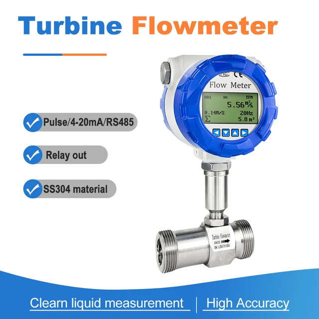 Áramlási Mérő Kijelző Víz Hidraulikus Olaj Dízel 1 Hüvelyk 1/2 Dn32 Dn40 Áramlásmérő - Image 4