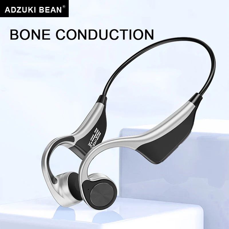

Наушники Adzuki bean с костной проводимостью, беспроводные Bluetooth-наушники с микрофоном, водонепроницаемые стерео наушники для бега и вождения