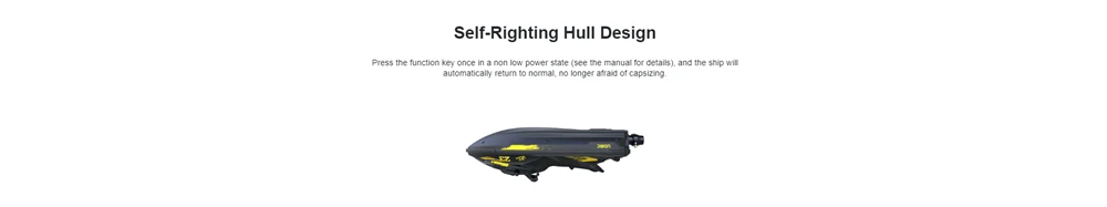 UDIRC 2.4G Jet Spray RC Boat Remote Control Speedboat Waterproof Self-Righting LED Lights RTR High-Speed Vehicles Models Toys