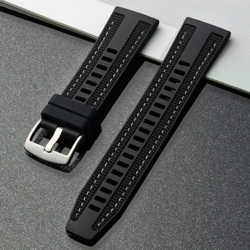 Official Sports Composite Silicone and Nylon Band Bracelet