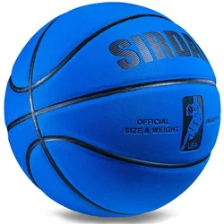Professional - Grade Wear - Resistant Microfiber Basketball, Size 7, for Indoor & Outdoor Play (Blue)