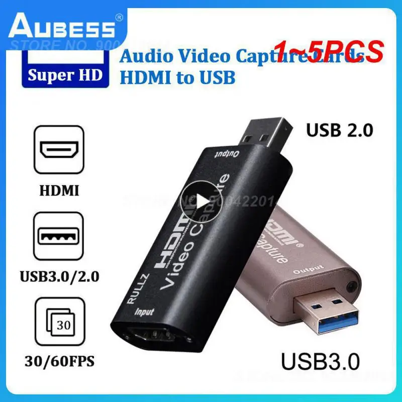 

1 ~ 5 шт., плата для захвата видео, совместимая с HDMI, USB 3,0, 1080P