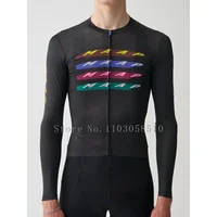 2025 Team High Quality Pro Cycling Jersey Men Woman Breathable Bicycle Clothing Road MTB Bike High-end Simple Long Sleeve Thin 1