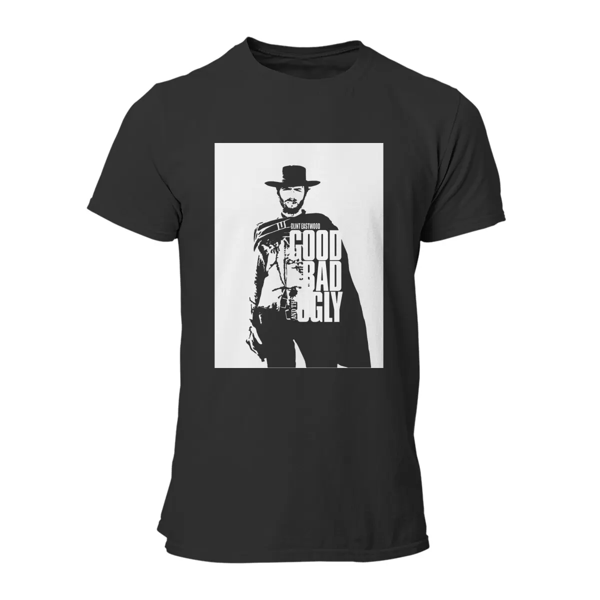 Clint Eastwood das schlechte und das hässliche T-Shirt Männer lässig 100% Baumwolle T-Shirts T-Shirts Erwachsenen Kleidung – Detail 2