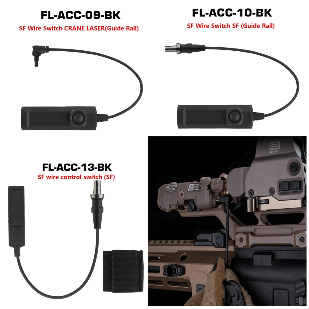 Description Picture 2 of item2.5mm Plug PEQ MOD Wire switch Tactical Flashlight Weapon Light Switch Compact Remote Pressure Switch for PEQ-15 Lights Lasers