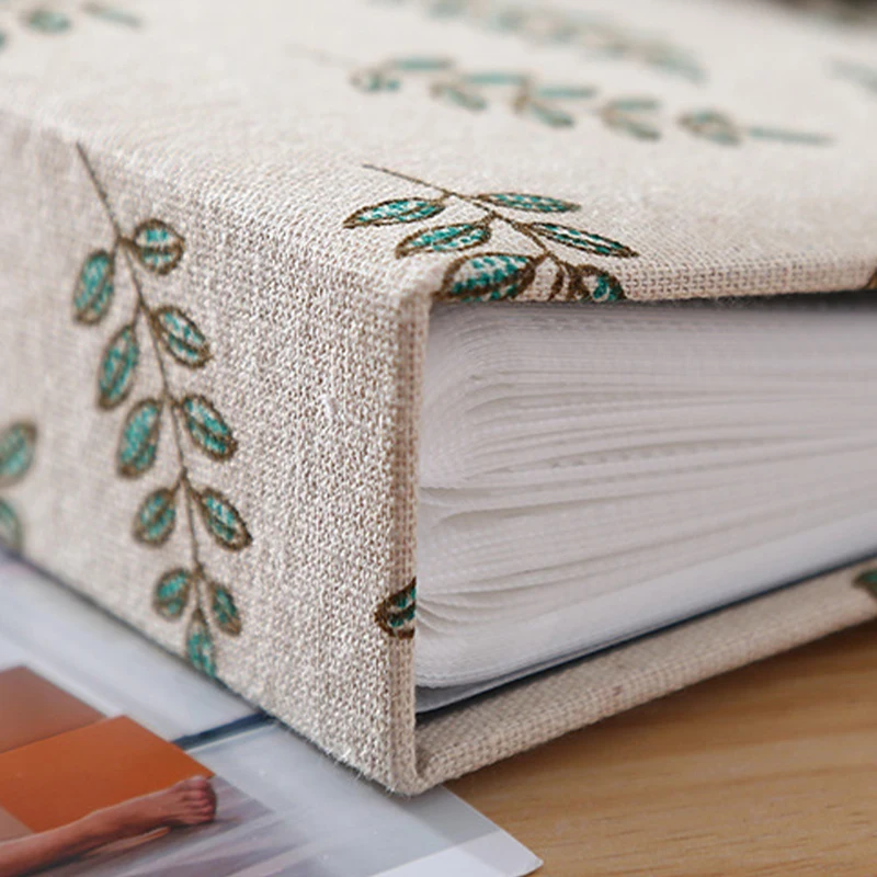Album Photo en tissu de 6 pouces, 200 pièces, créatif, grande capacité, Type à feuilles, Album familial, livret commémoratif de croissance pour enfants 6