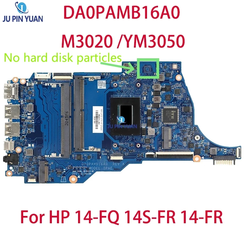 

Используется для ноутбука HP 14-FQ 14S-FR 14-FR материнская плата DA0PAMB16A1 DA0PAMB16A0 YM3020 YM3050 100% рабочий