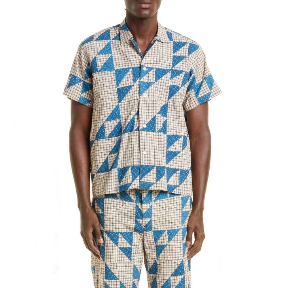 

Mens Sets Beach Clothes Suit Large Size Fashion Print Loose Shirt and Shorts Two Piece Sets Casual Suit Tracksuit Men