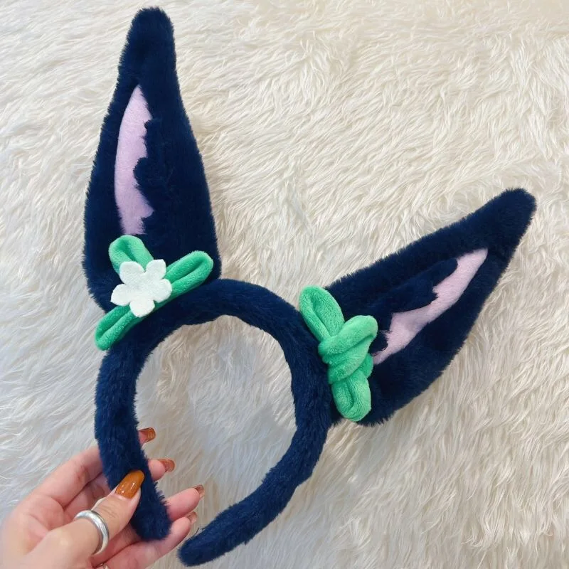 Kawaii Game Character Hairband Cosplay Anime Cartoon Long Ear Headwear Halloween Party Wearing Birthday Gifts