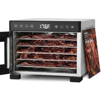 Food Dehydrator for Jerky, 176°F Temperature Control, 5 Stainless Steel Trays Dryer Machine, 4 Presets, 48H Timer, for Dog 1