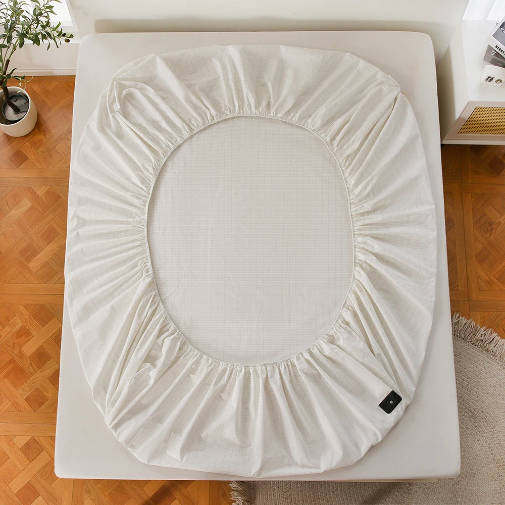 Esd Earthing Fitted Grounding Bed Sheet, Get Grounded King/Queen/Twin Size,  Include a Grounding Connection Plug 3