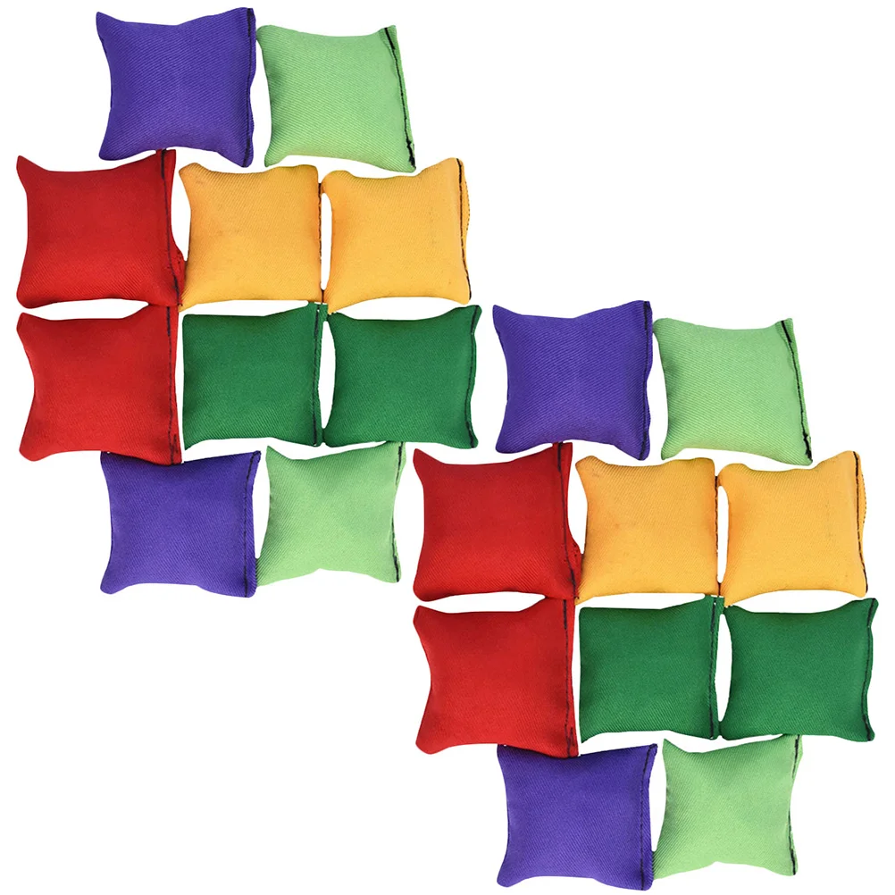 20PcsSandbagKidsBeanBagsThrowingBeanBagsOutdoorSmallBean