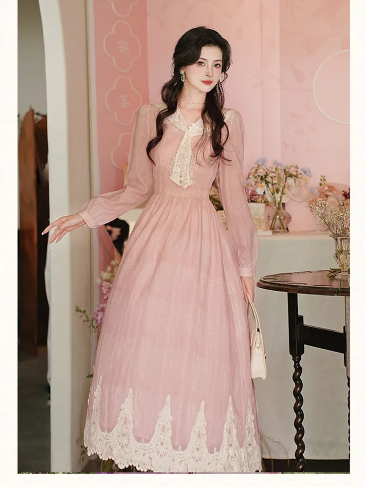 Gown Aliexpress Vestidos Femininos L-5XL Women Dresses Plus Size Slim Tunic  Milk Silk Print Floral