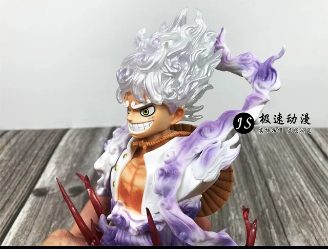 Estátua Monkey D. Luffy Gear 5 Nika One Piece Onigashima Super Bomb Studio  Figure - Laventy