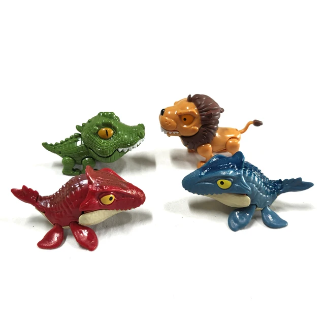 Figure Toy Biting Hand Dinosaur Finger Animal Anime Dino Model Fidget Mosasauru Crocodile Lion Jurassic World Creative Kids Gift 2