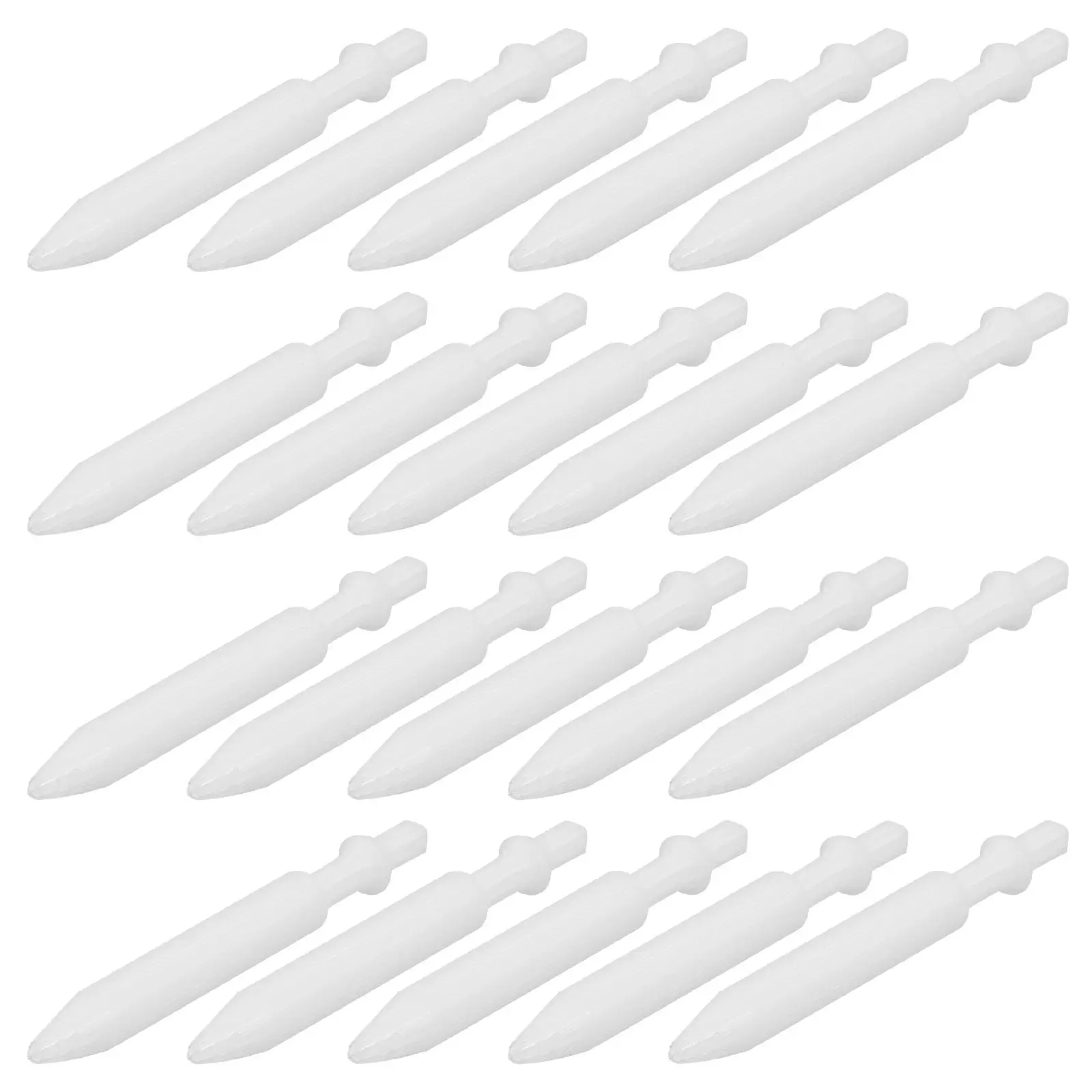 20Pcs 아크릴 페인트 마커 교체용 펜촉 0.7mm 파인 팁 영구 마커용 나일론 브러시 팁 캔버스 목재 플라스틱 페인팅