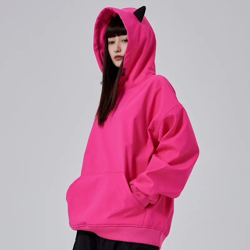 Outdoor Sports New Ski Jackets Women's Waterproof Skiing Snowboarding Sweater Windproof Winter Warm Snow Hoodie Tops Men's
