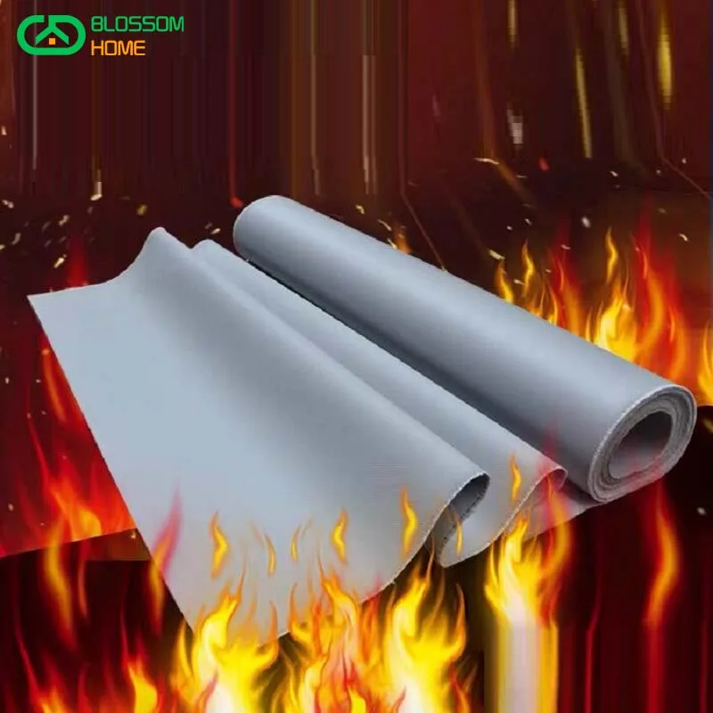 SiliconeFireproofClothFlameRetardantHighTemperatureHeat