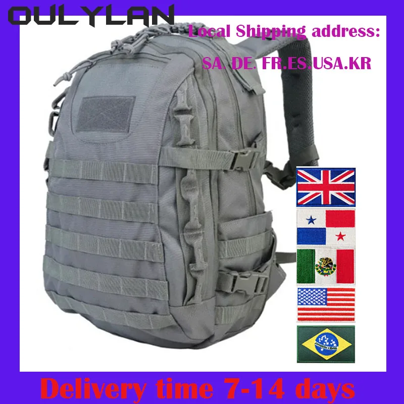 

Oulylan Army Tactical Backpack Molle 35L Camping Man Military Rucksack Outdoor Waterproof Trekking Fishing Hunting Climbing Bag