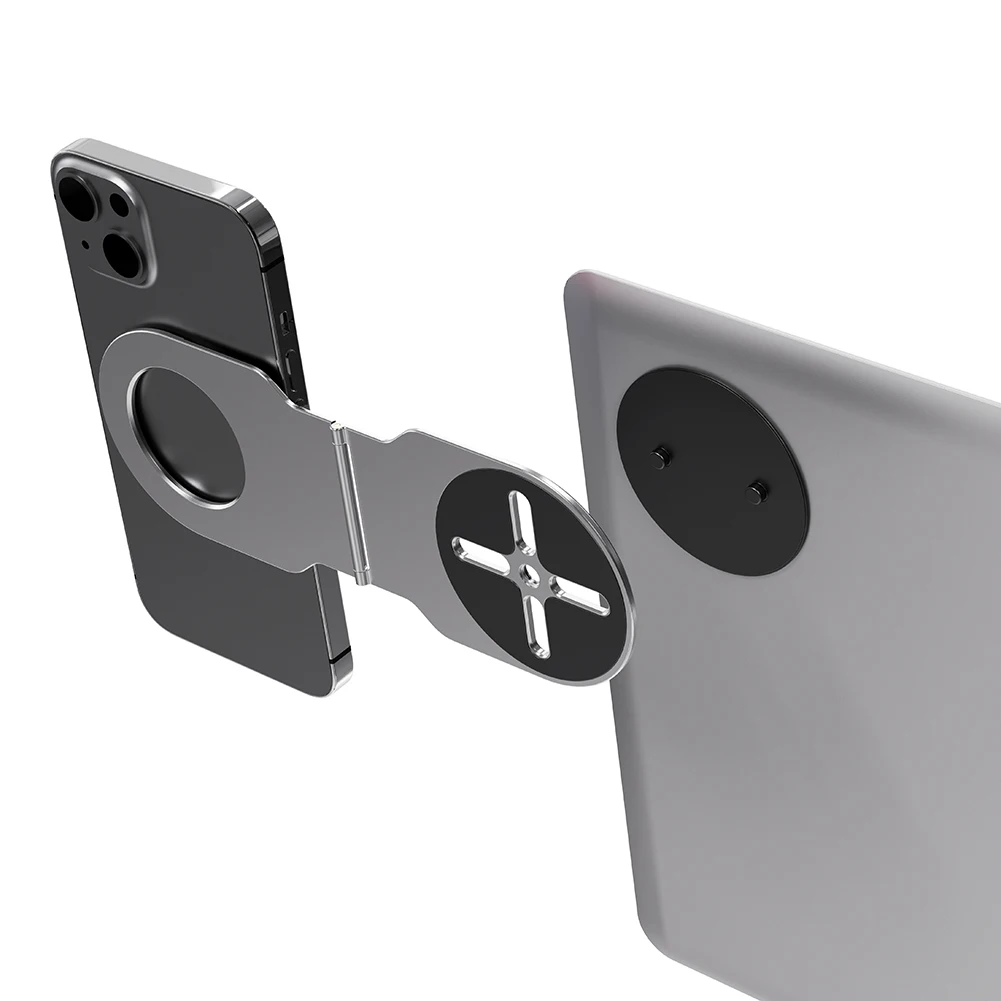 

Car Mount Laptop Side Mount Same Screen Mount Magnetic Phone Stand For Phone Adjustable Mobile Support Foldable Magnet Stand