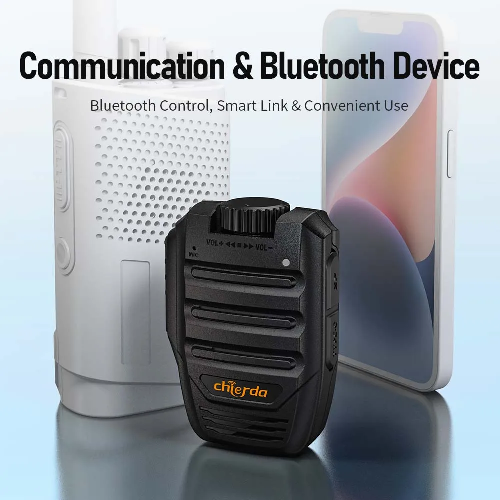MB221 Mini Portable Walkie Talkie Speaker Mic Wireless Handheld Microphone Walkie Talkie Bluetooth Speaker Mic Wireless Radio