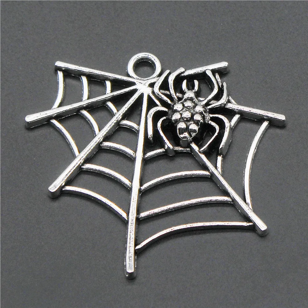 

4 шт., подвеска в виде паутины, 42 х47 мм