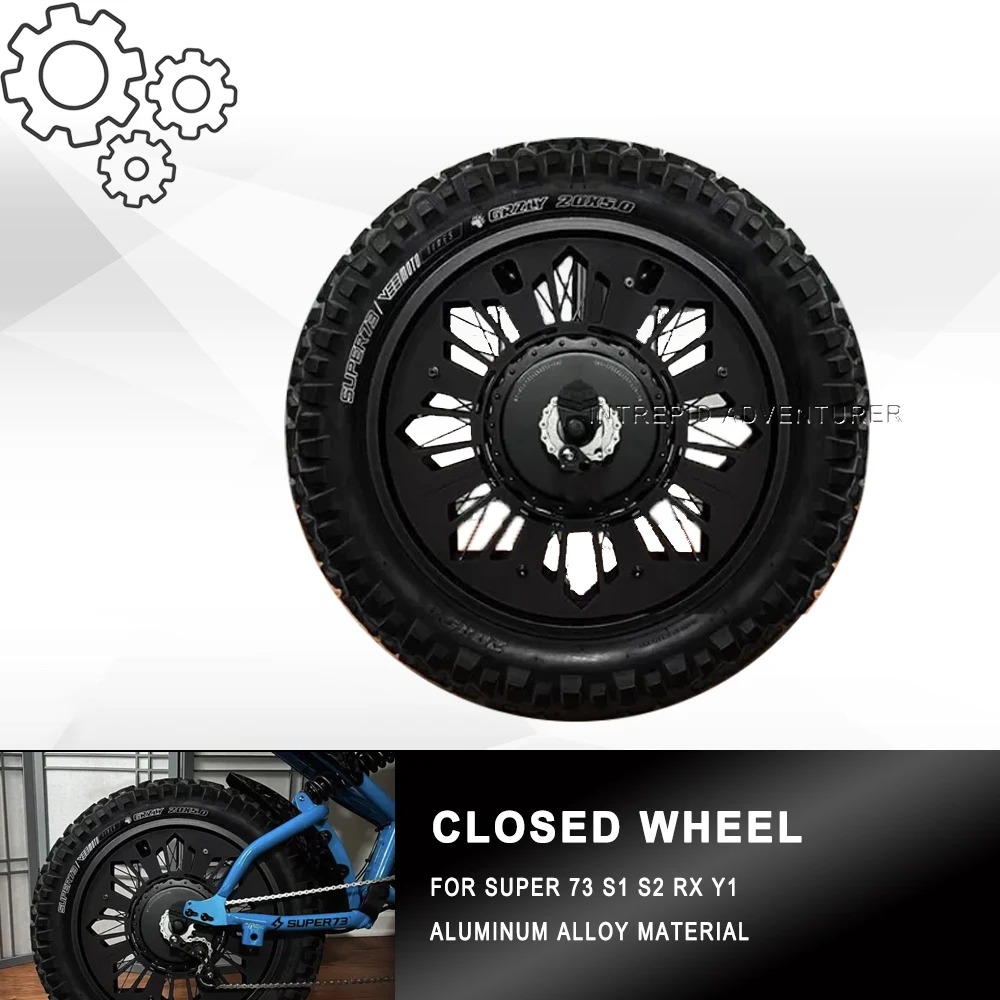 Super73AccessoriesClosedWheelAluminumAlloyUniversalRetrofitFOR