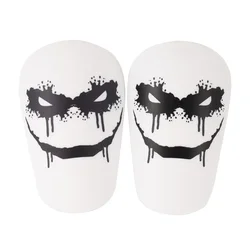 Compact Protective Soccer Shin Guards - 12x8cm (Clown)