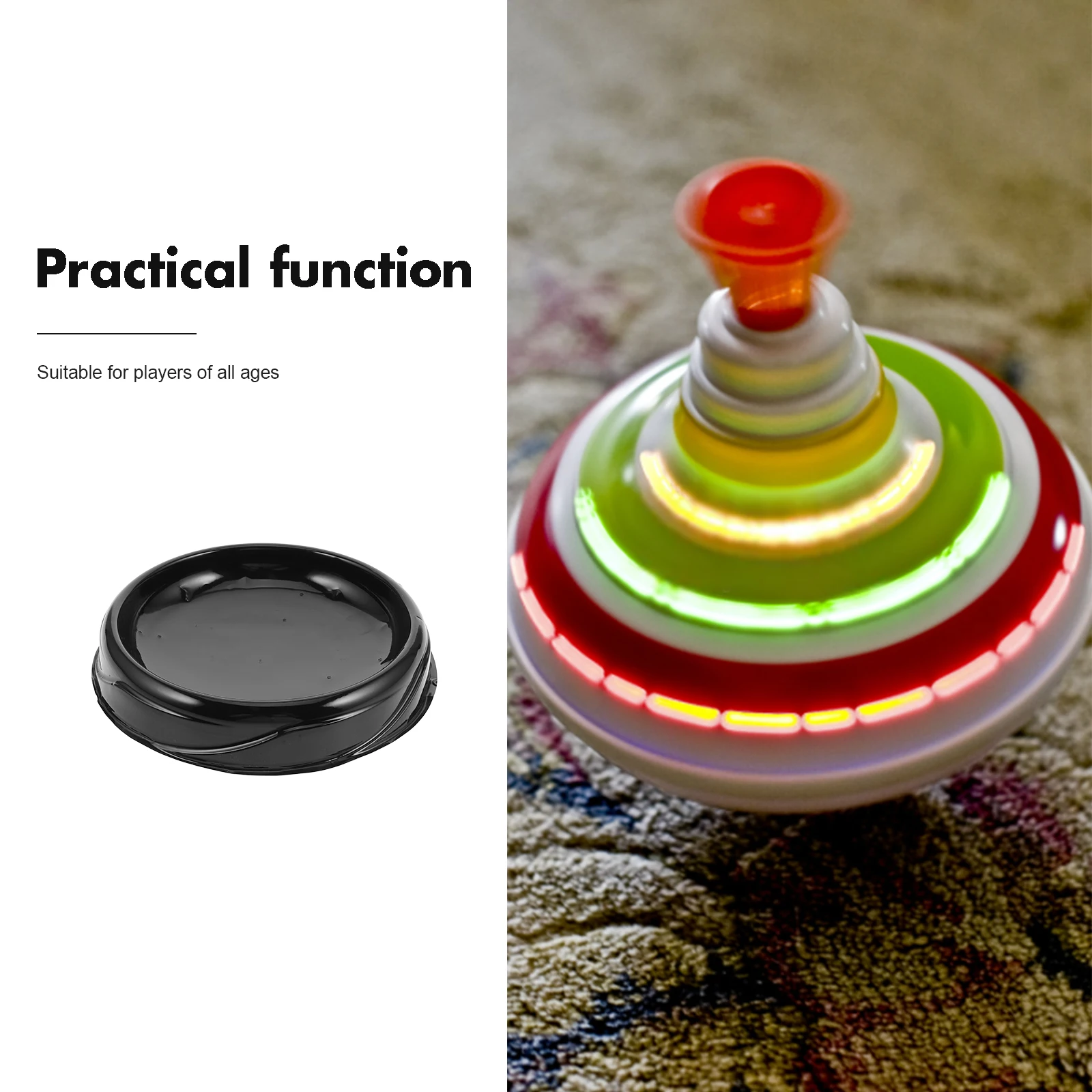 Spinning Top Toy Gyro Train Stadium Battle Disk Plastic Plate Replacement Interactive Board Training Supply