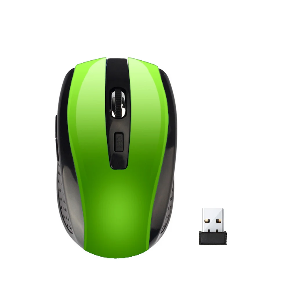 Compact Optical Cordless Mouse 6 Botões Mini