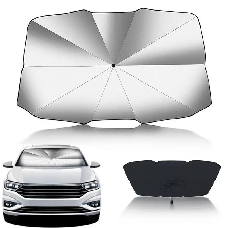 

Car Sunshade Umbrella Auto Front Window UV Protector Sunshade Protection Covers Universal Interior Windshield Covers Summer Sun