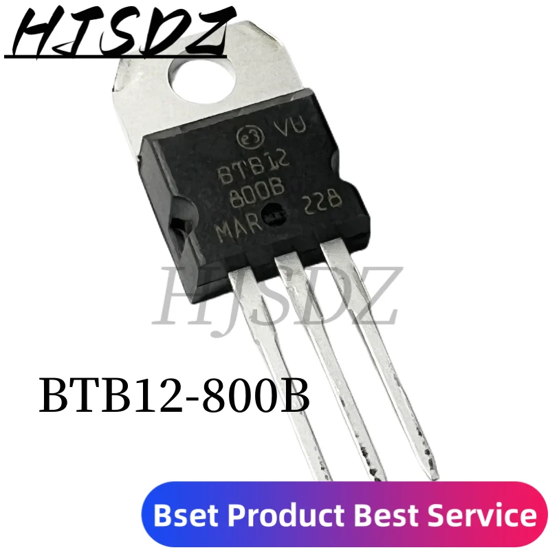 Tiristores bidireccionales Triac, BTB12-800, BTB12-600, BTB12, 12A/800V a-220, BTB12-800B 10PCS