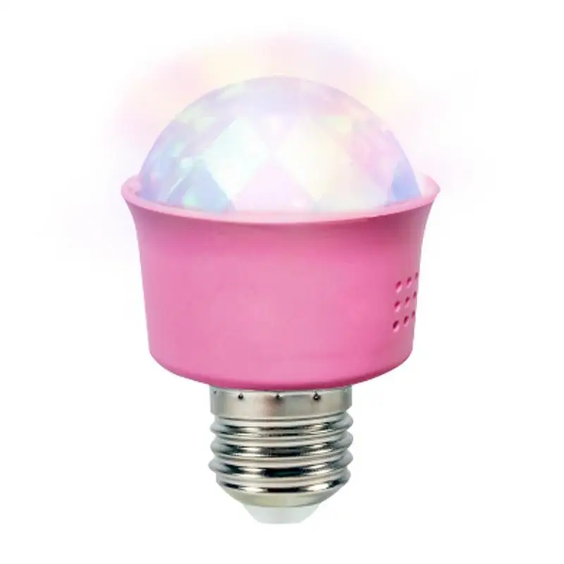 

Rotating Stage Bulb Disco LED Strobe Lamp Rotating Bulb RGB Multi Changing Color Strobe Light Bulb For Discotheques Family